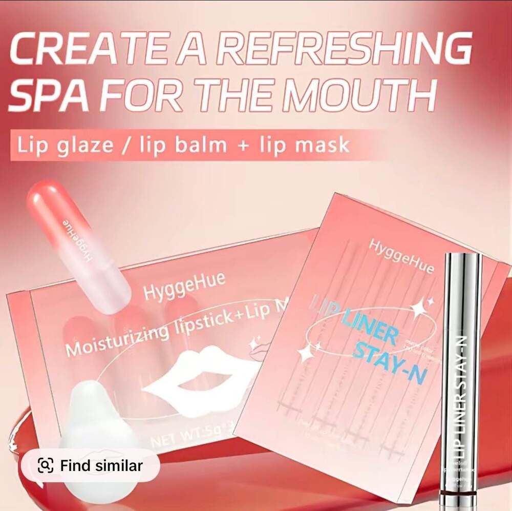 HyggeHue Peel-Off Lip Liner Tattoo and Moisturizing Lip Balm Set